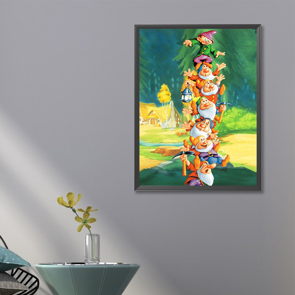 Seven Dwarfs - Full Round Drill Diamond Painting 40*60CM