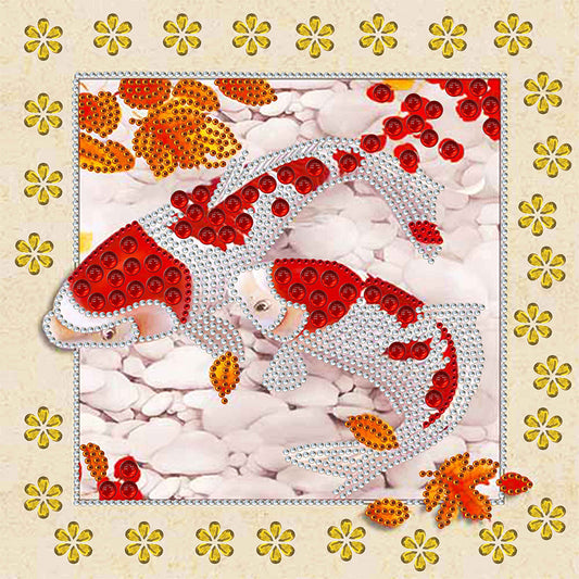 3D Fish Painting - Special Shaped Drill Diamond Painting 30*30CM