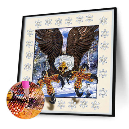 3D Stereo Eagle - Special Shaped Drill Diamond Painting 30*30CM