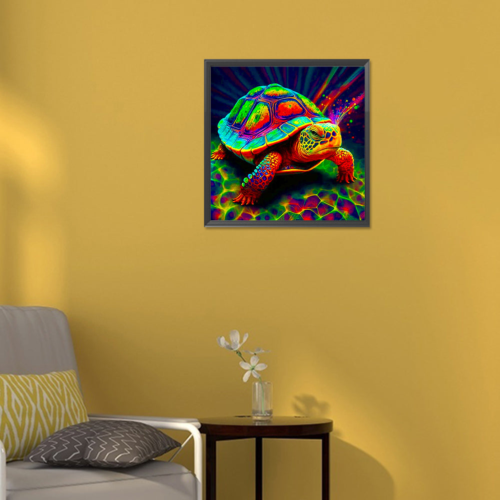 Sea Turtle - Full Round Drill Diamond Painting 30*30CM