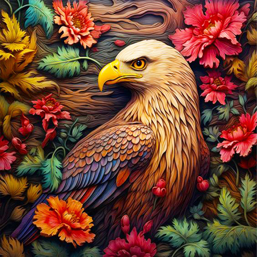 Eagle - Full Round Drill Diamond Painting 30*30CM