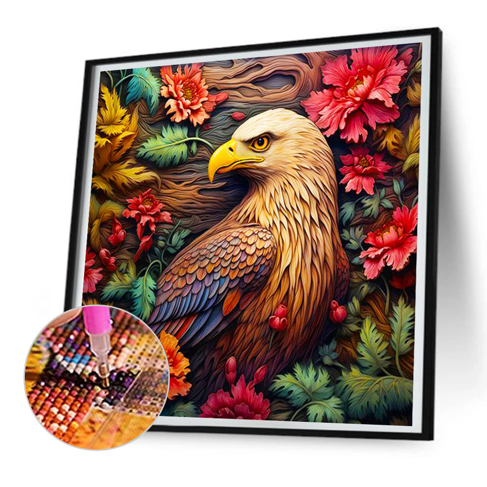 Eagle - Full Round Drill Diamond Painting 30*30CM