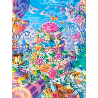 Alice In Wonderland - Full Round Drill Diamond Painting 30*40CM