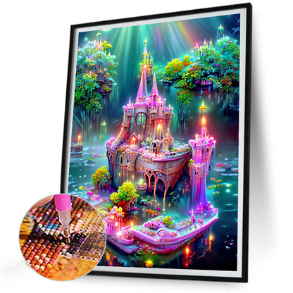 Castle - Full Round Drill Diamond Painting 30*40CM