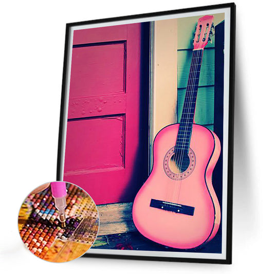 Guitar - Full Round Drill Diamond Painting 30*40CM
