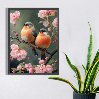 Bullfinch - AB Square Drill Diamond Painting 30*40CM