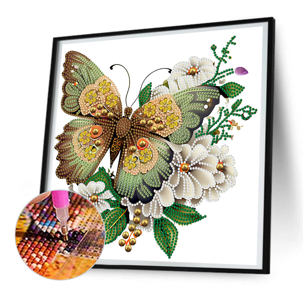 Butterfly - Special Shaped Drill Diamond Painting 30*30CM