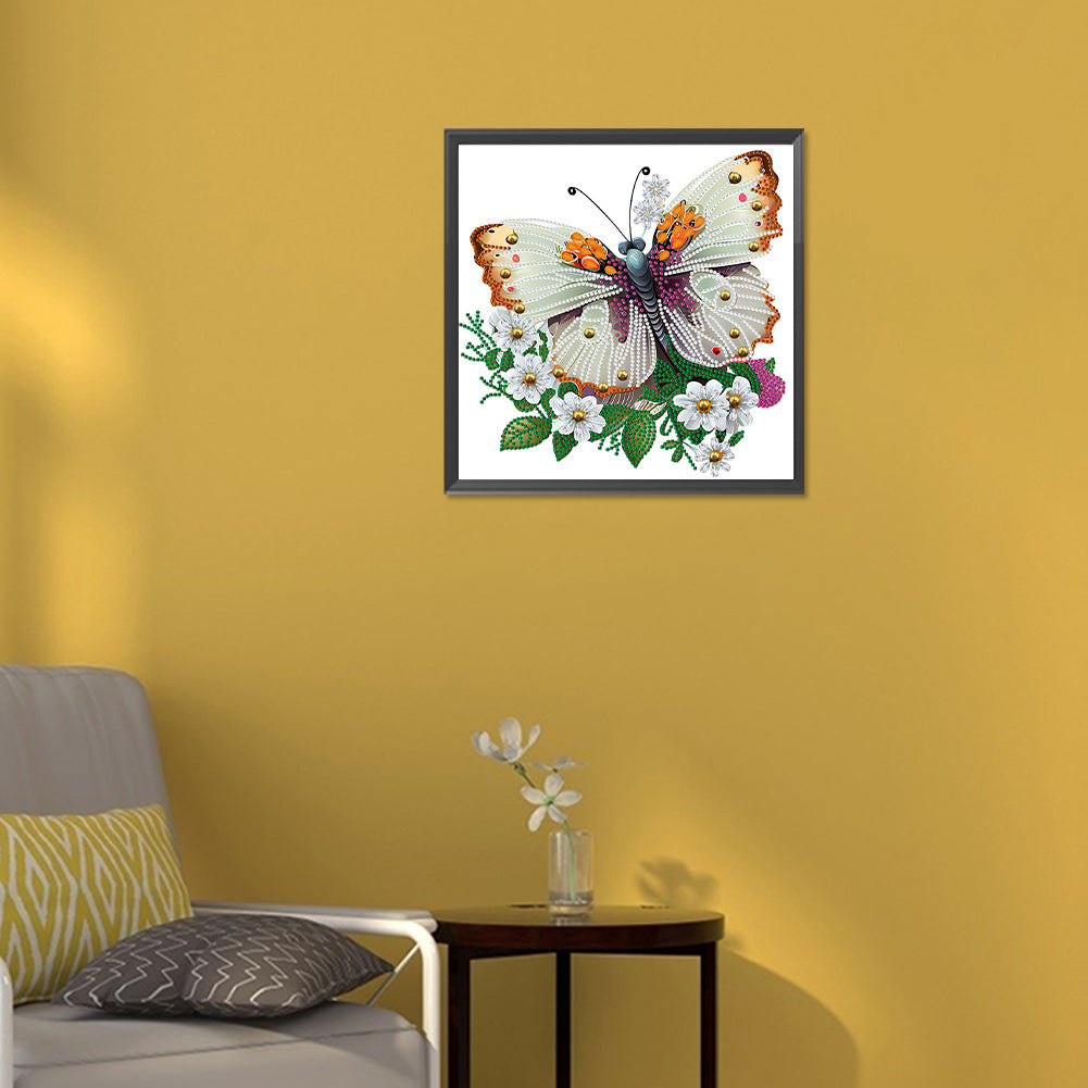 Butterfly - Special Shaped Drill Diamond Painting 30*30CM