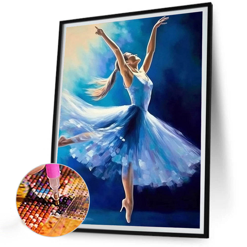 Ballerina Girl - Full Round Drill Diamond Painting 30*40CM