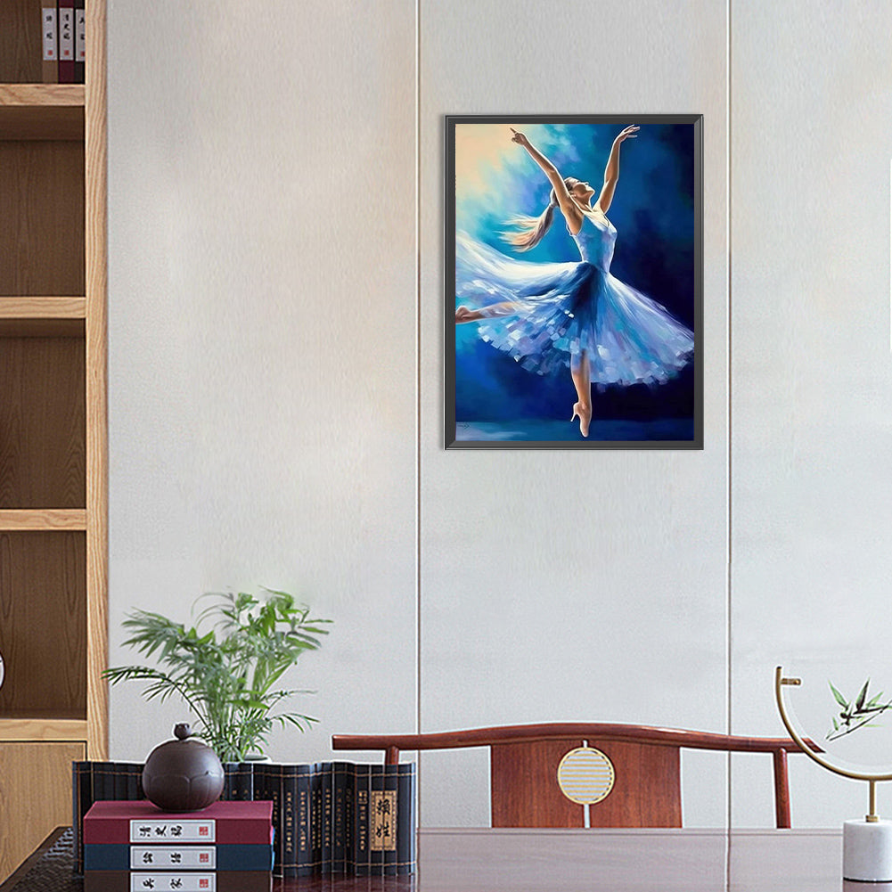 Ballerina Girl - Full Round Drill Diamond Painting 30*40CM