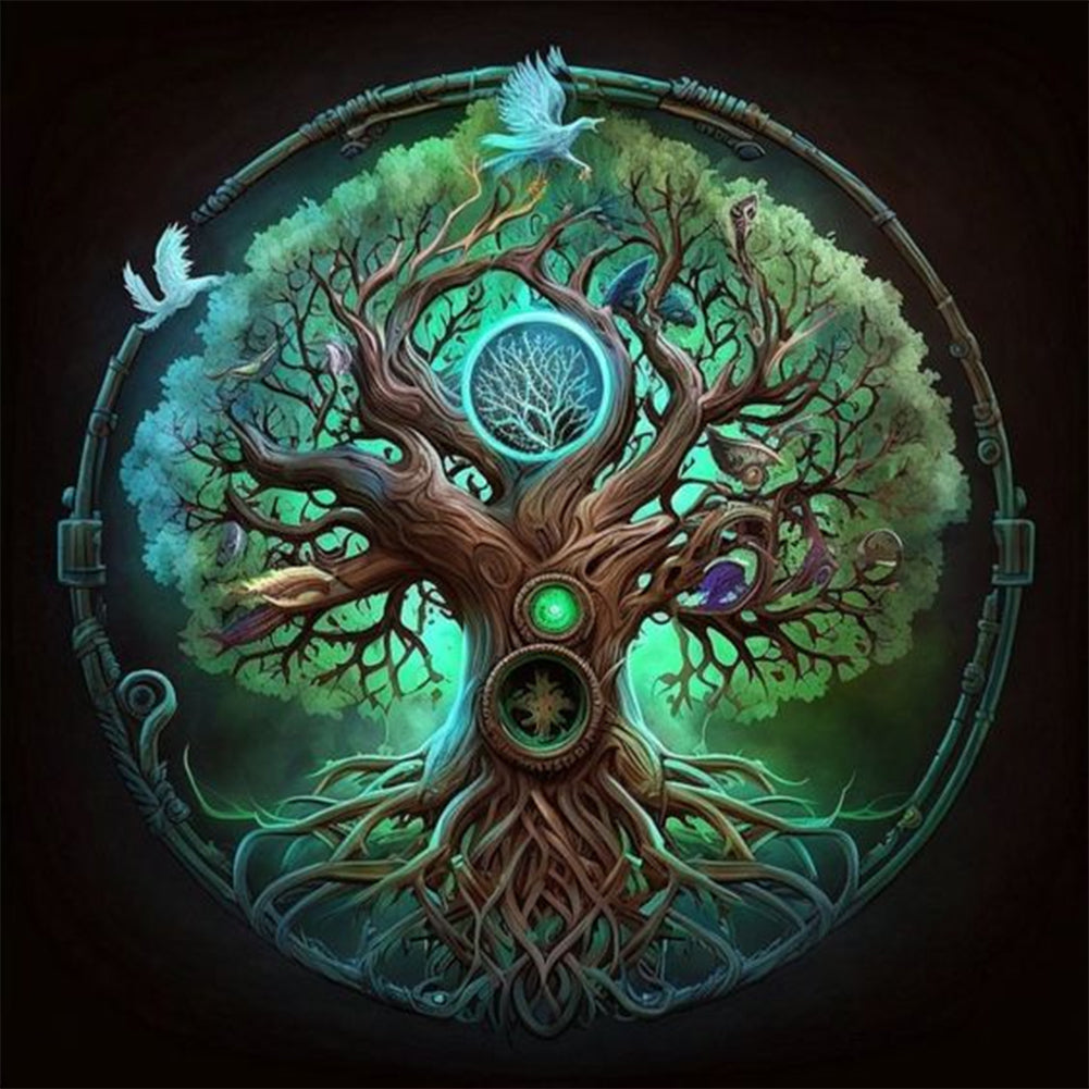 Life Tree - Full Round Drill Diamond Painting 30*30CM