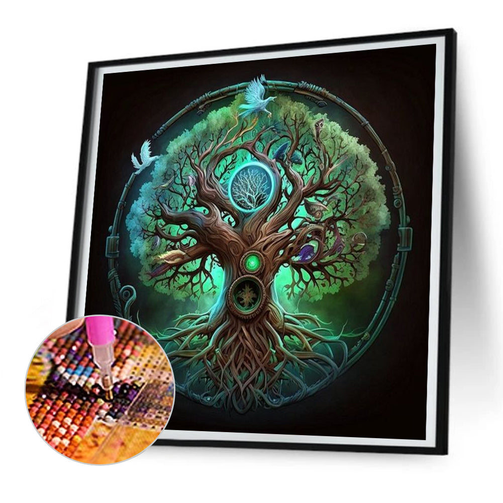 Life Tree - Full Round Drill Diamond Painting 30*30CM