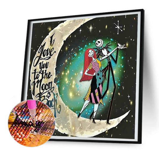 Dancing Zombie Couple - Full Round Drill Diamond Painting 30*30CM