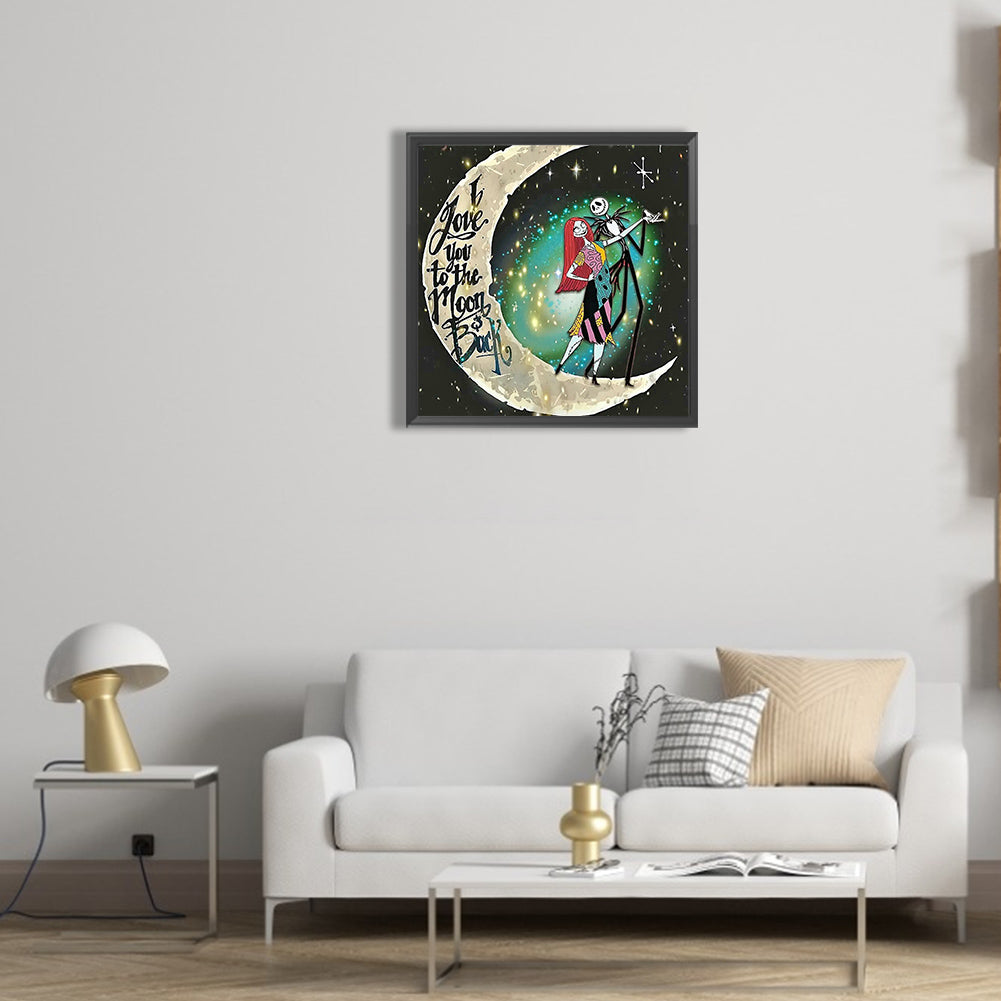 Dancing Zombie Couple - Full Round Drill Diamond Painting 30*30CM