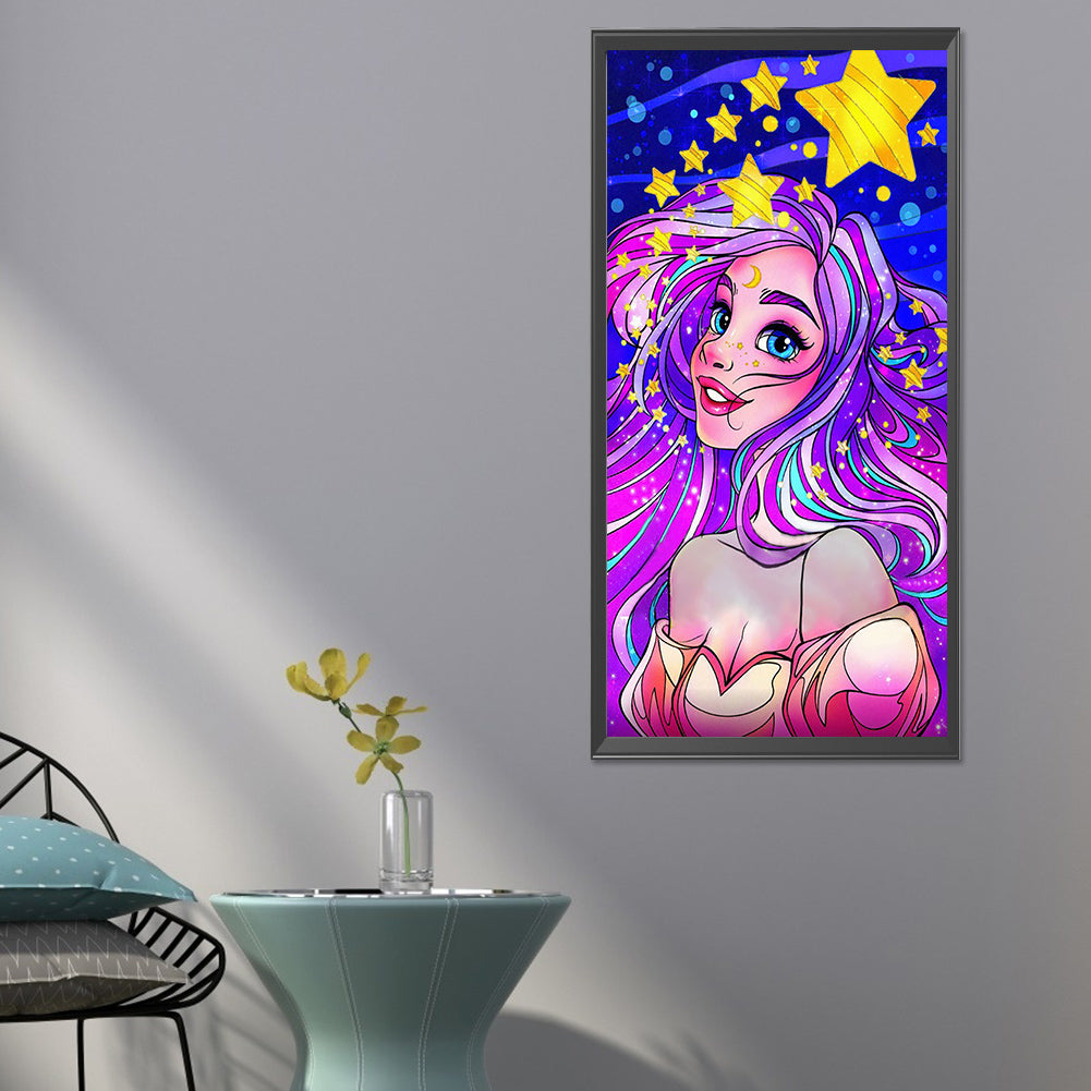 Pretty Girl - Full Round Drill Diamond Painting 30*70CM