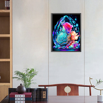Crystal Flower - Full Round Drill Diamond Painting 30*40CM
