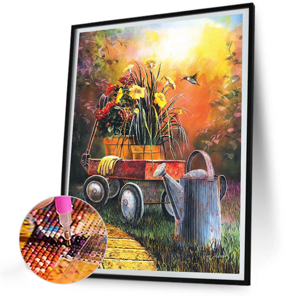 Gardening Bouquet - Full Round Drill Diamond Painting 30*40CM