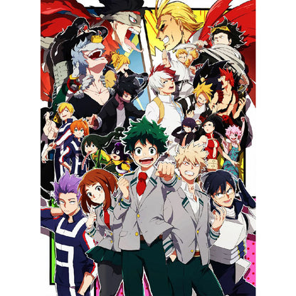 My Hero Academia - Full Round Drill Diamond Painting 40*55CM