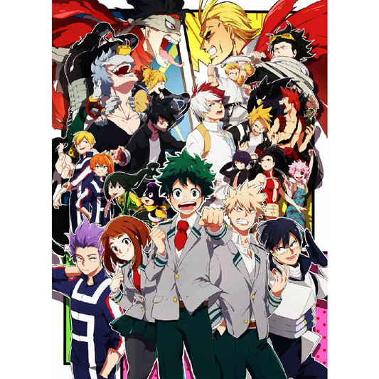 My Hero Academia - Full Round Drill Diamond Painting 40*55CM