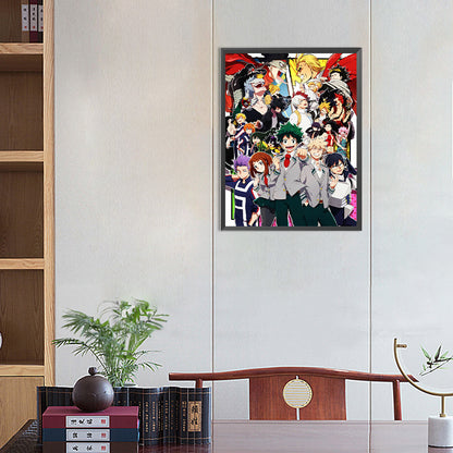 My Hero Academia - Full Round Drill Diamond Painting 40*55CM