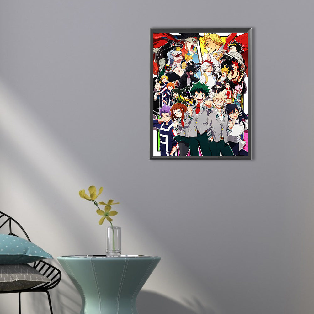 My Hero Academia - Full Round Drill Diamond Painting 40*55CM
