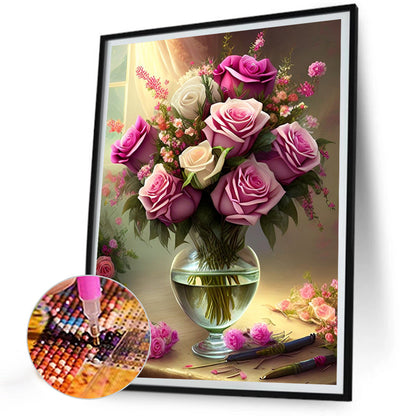 Bouquet - Full Round Drill Diamond Painting 30*40CM