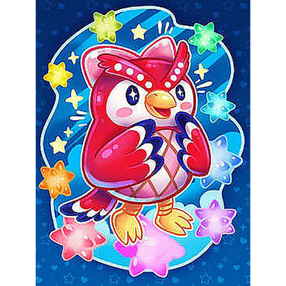 Cute Owl - Full Round Drill Diamond Painting 40*50CM