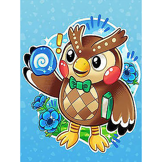 Cute Owl - Full Round Drill Diamond Painting 40*50CM