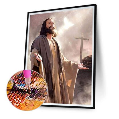 Jesus - Full Round Drill Diamond Painting 30*40CM