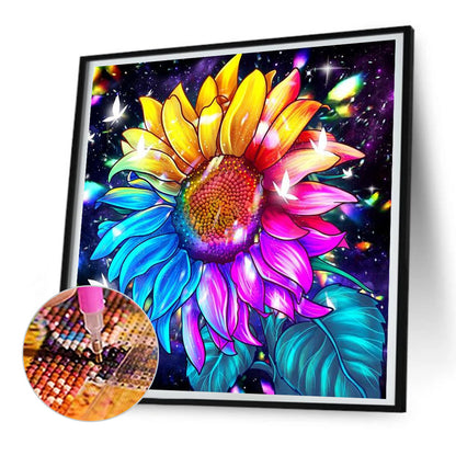 Blooming Sunflower - Full Round Drill Diamond Painting 30*30CM