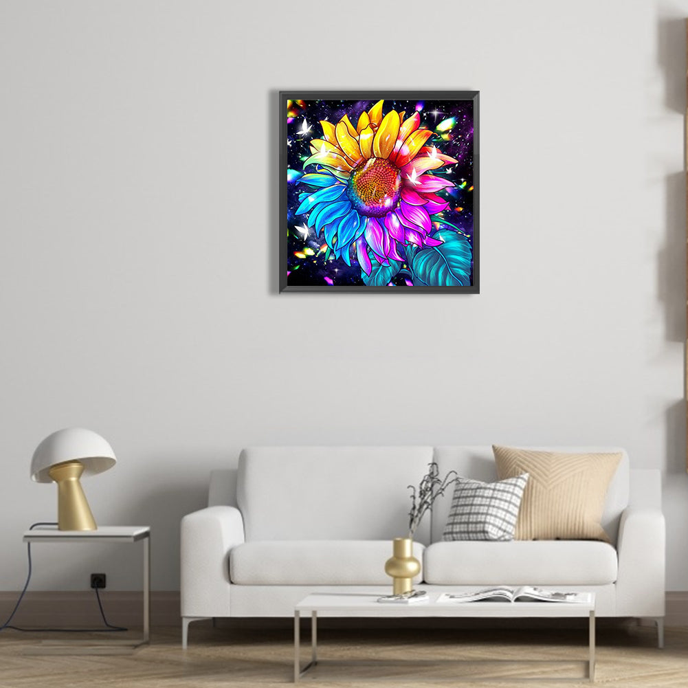 Blooming Sunflower - Full Round Drill Diamond Painting 30*30CM