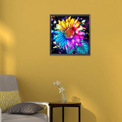 Blooming Sunflower - Full Round Drill Diamond Painting 30*30CM