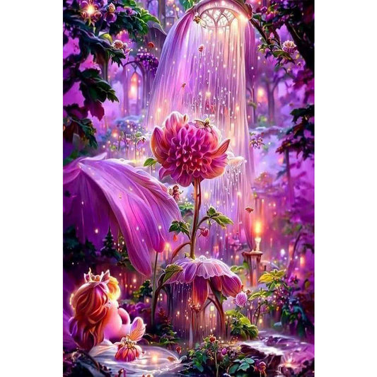 Colorful Flowers - Full Round Drill Diamond Painting 20*30CM