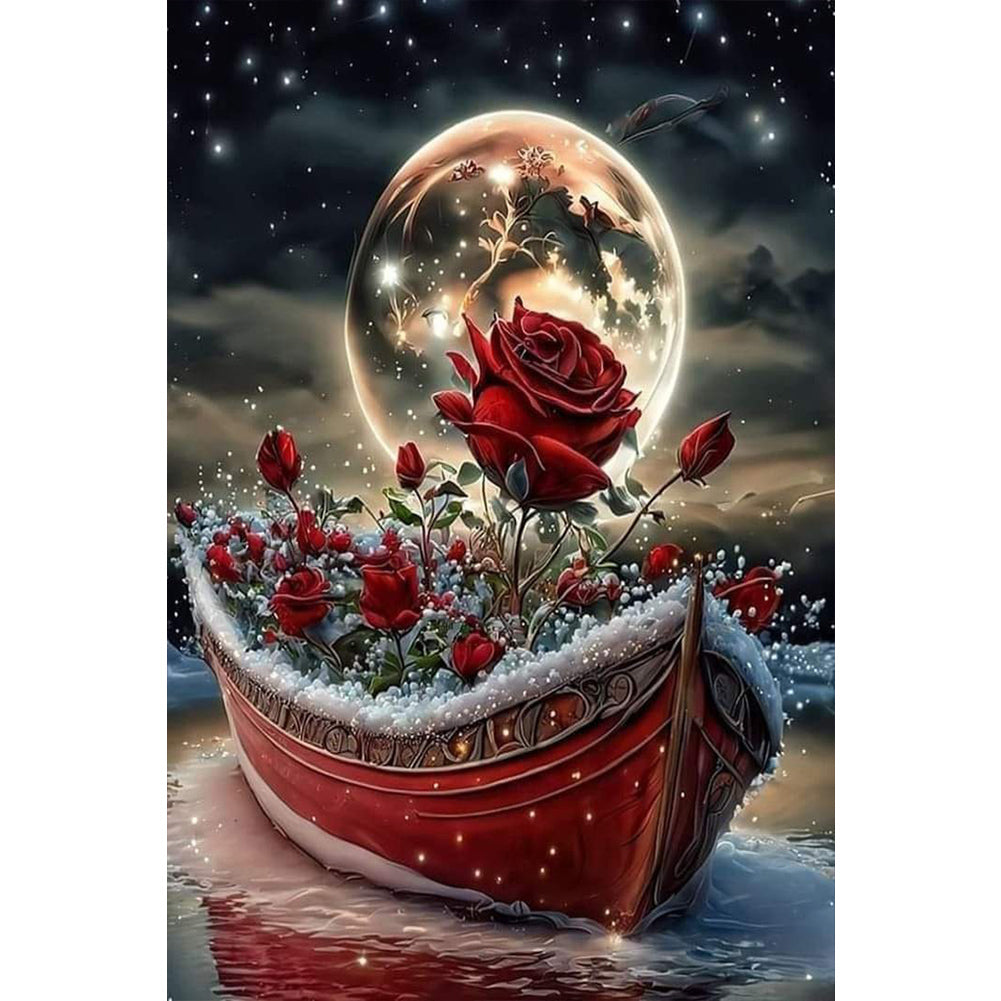 Colorful Flowers - Full Round Drill Diamond Painting 20*30CM