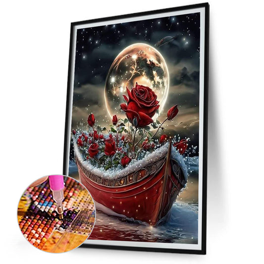 Colorful Flowers - Full Round Drill Diamond Painting 20*30CM