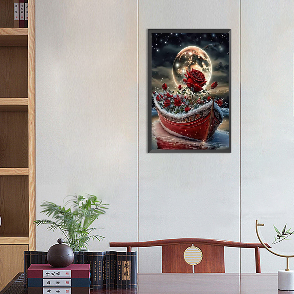 Colorful Flowers - Full Round Drill Diamond Painting 20*30CM