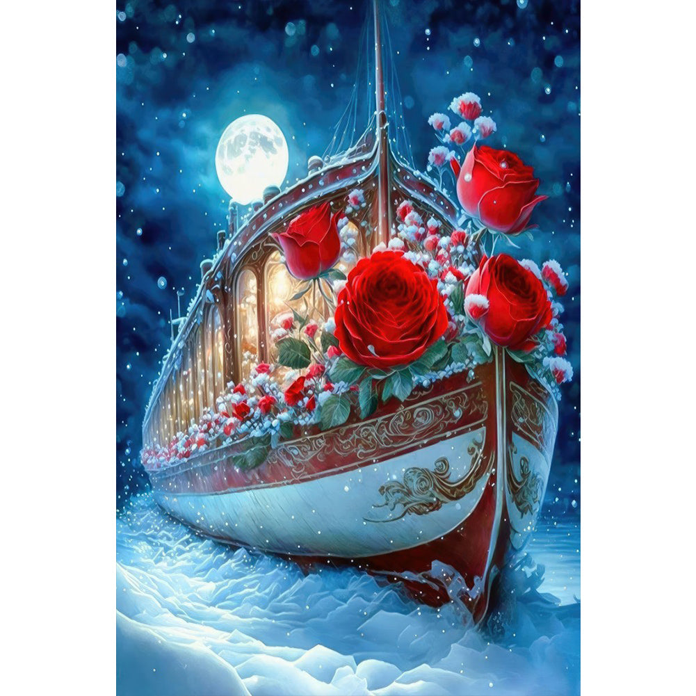 Colorful Flowers - Full Round Drill Diamond Painting 20*30CM