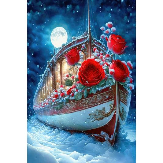 Colorful Flowers - Full Round Drill Diamond Painting 20*30CM