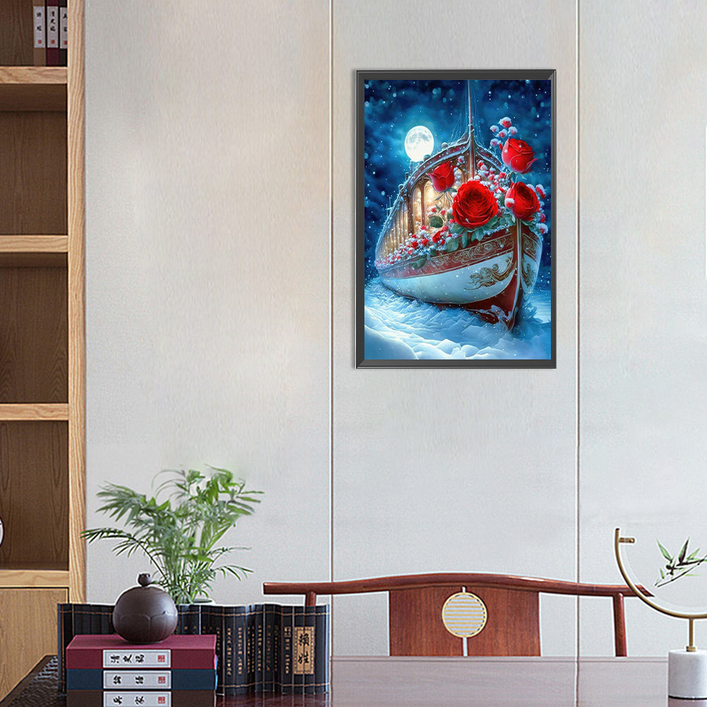 Colorful Flowers - Full Round Drill Diamond Painting 20*30CM