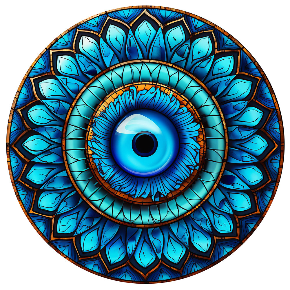 Eyeball Mandala - Full Round Drill Diamond Painting 30*30CM