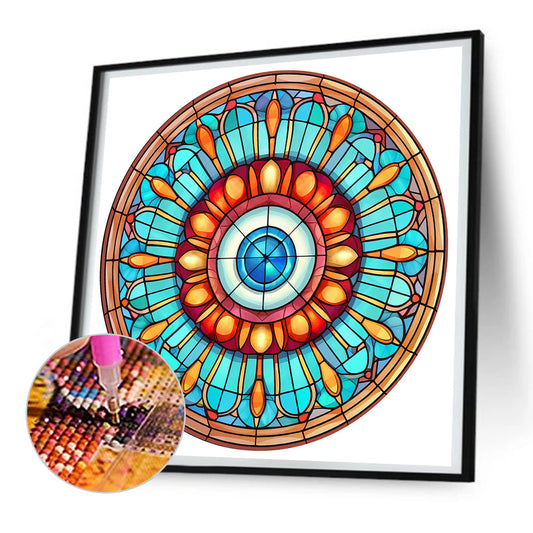 Eyeball Mandala - Full Round Drill Diamond Painting 30*30CM