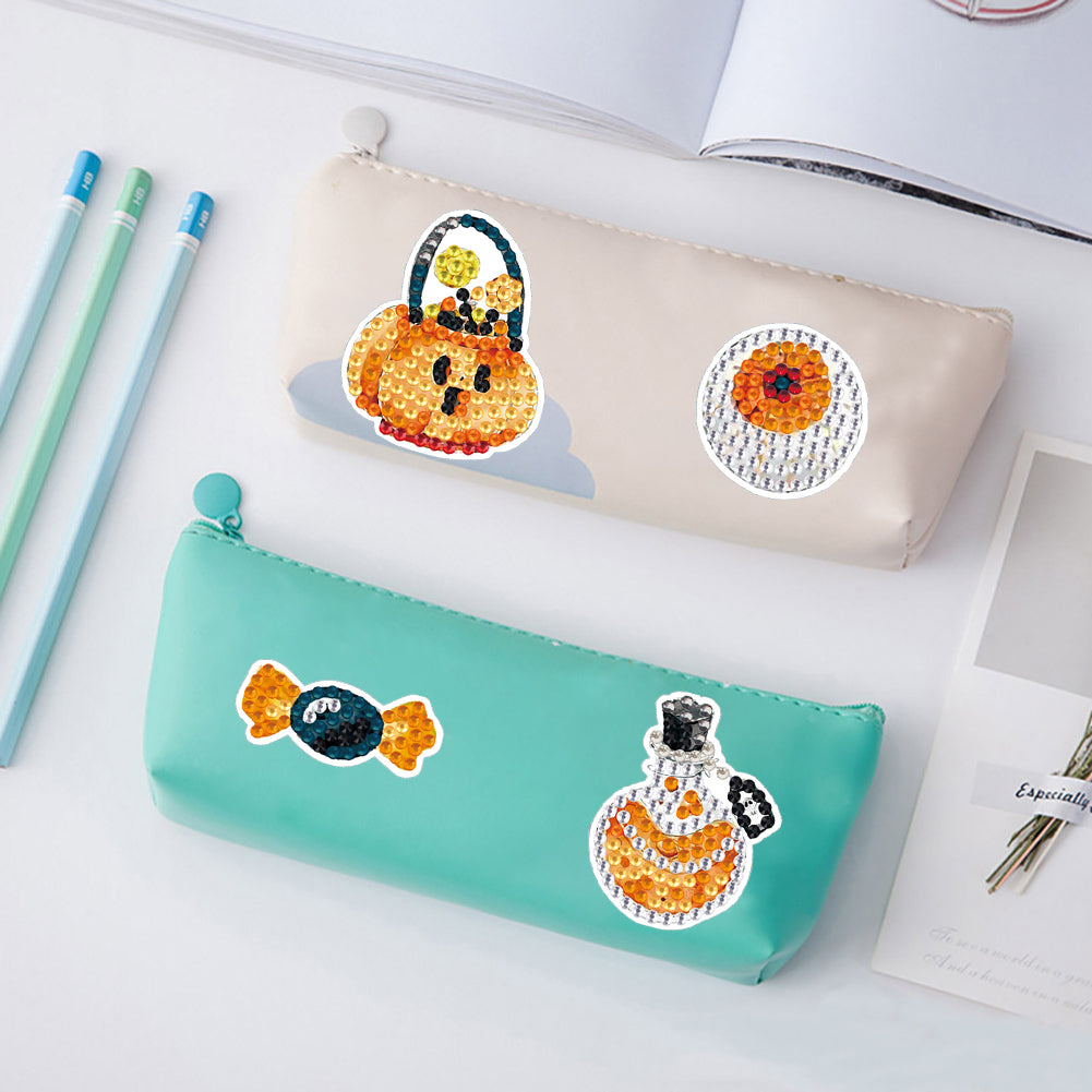 2pcs Dot Drill Sticker Art Craft Rhinestone Stickers for Kids Adult Gift Rewards