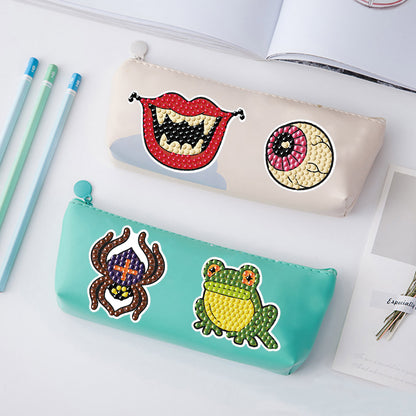 4Pcs Dot Drill Sticker Art Craft Rhinestone Halloween Sticker for Kid Adult Gift