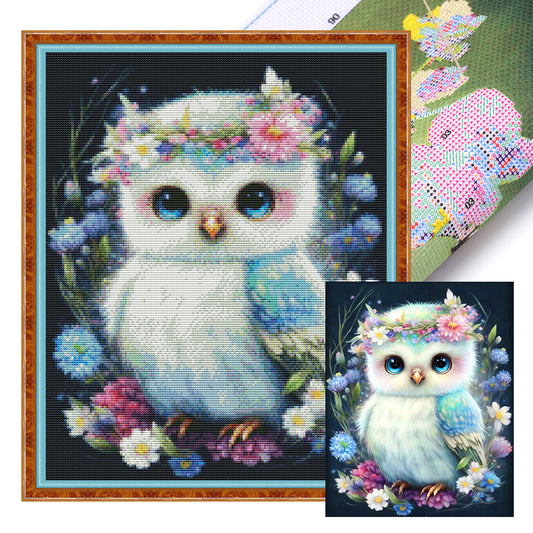 Owl - 11CT Stamped Cross Stitch 40*50CM