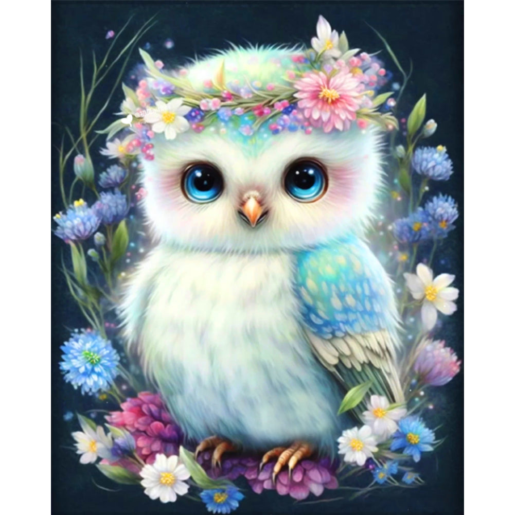 Owl - 11CT Stamped Cross Stitch 40*50CM