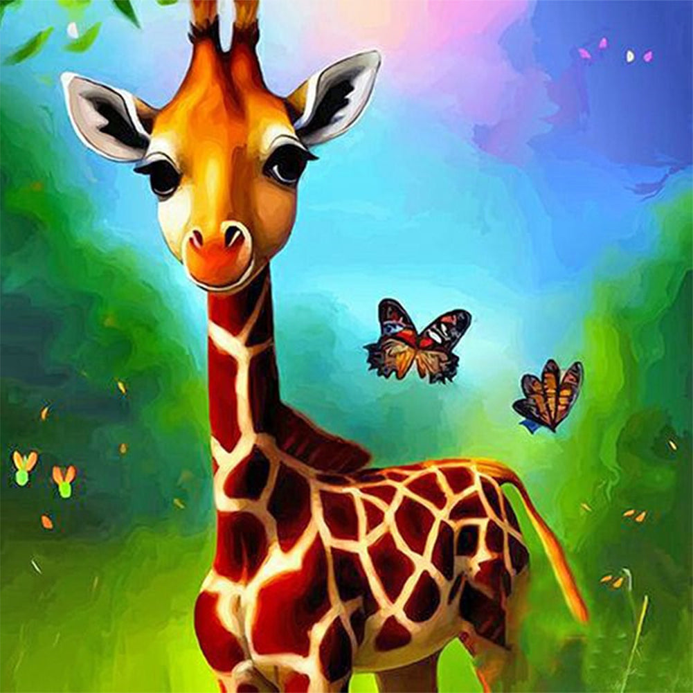 Giraffe - 11CT Stamped Cross Stitch 50*50CM