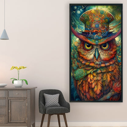 Owl - 11CT Stamped Cross Stitch 45*80CM