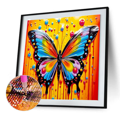 Butterfly - Full Round Drill Diamond Painting 30*30CM