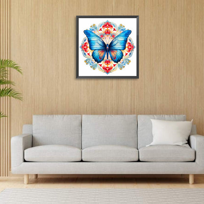 Butterfly - Full Round Drill Diamond Painting 30*30CM