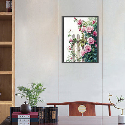 Flower Wall - Full Round Drill Diamond Painting 30*40CM